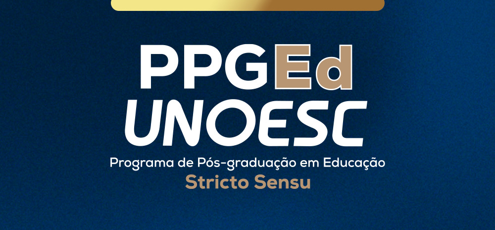 Mestrado e Doutorado em Educação da Unoesc estão com inscrições abertas até o dia 14 de abril